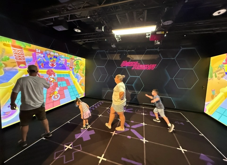 Quest Arena mixed-reality game